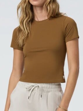 Feather Baby Tee Feather Baby Tee Women's Cotton Tee Small Rum brown